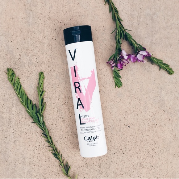 Pink Pastel Viral Celeb Hair Shampoo